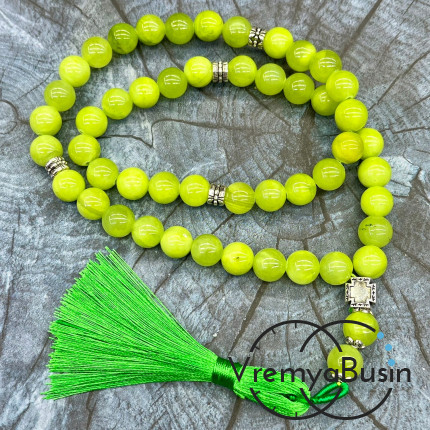 Оникс. Четки православные из гладких бусин 10 мм, 50 камней (1 шт.)