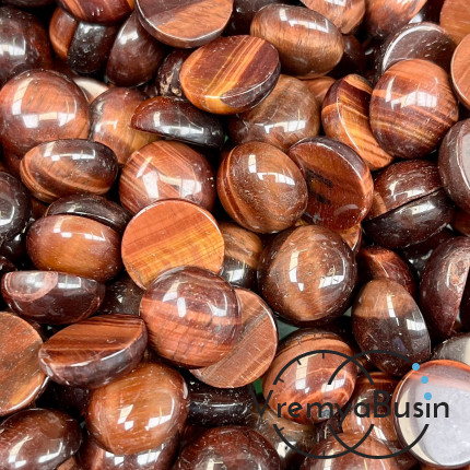 Бычий глаз, кабошон круглый 15 мм (1 шт.)