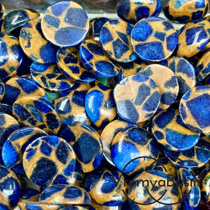 Мозаика, кабошон круглый 15 мм (1 шт.)