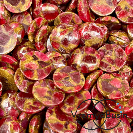 Мозаика, кабошон круглый 15 мм (1 шт.)