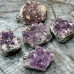 Аметист, друза с кристаллами, ок. 20 мм, кулон из камня в асс. (1 шт.)
