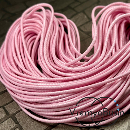 Шнур нейлоновый 1.5 мм, цв. чёрный (1 м.)