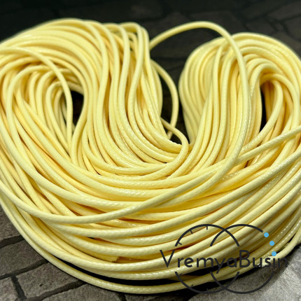 Шнур нейлоновый 1.5 мм, цв. чёрный (1 м.)