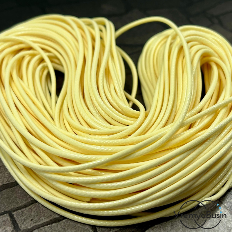 Шнур нейлоновый 1.5 мм, цв. чёрный (1 м.)