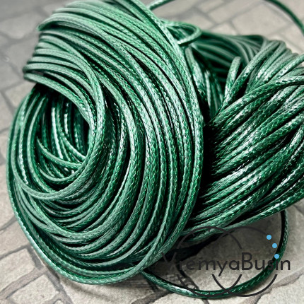 Шнур нейлоновый 1.5 мм, цв. чёрный (1 м.)