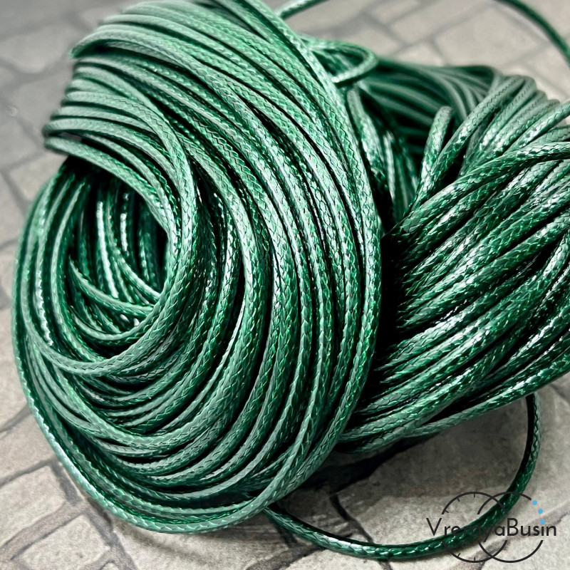 Шнур нейлоновый 1.5 мм, цв. чёрный (1 м.)