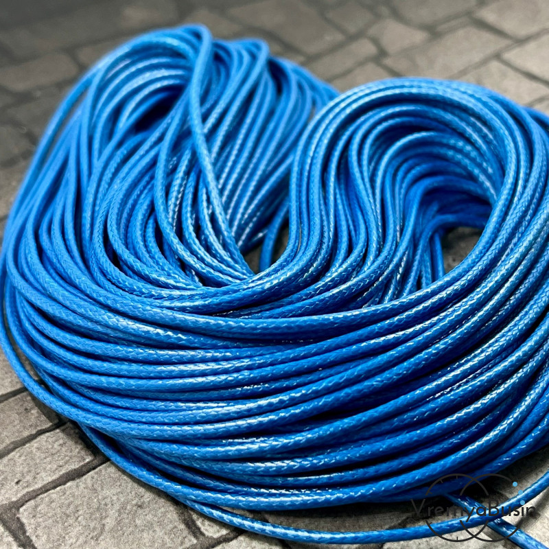 Шнур нейлоновый 1.5 мм, цв. чёрный (1 м.)