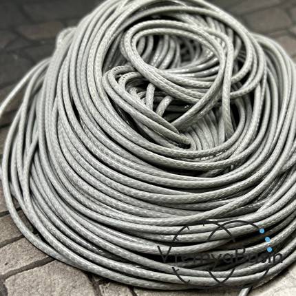 Шнур нейлоновый 1.5 мм, цв. чёрный (1 м.)