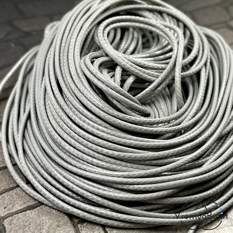 Шнур нейлоновый 1.5 мм, цв. чёрный (1 м.)