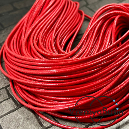 Шнур нейлоновый 1.5 мм, цв. чёрный (1 м.)