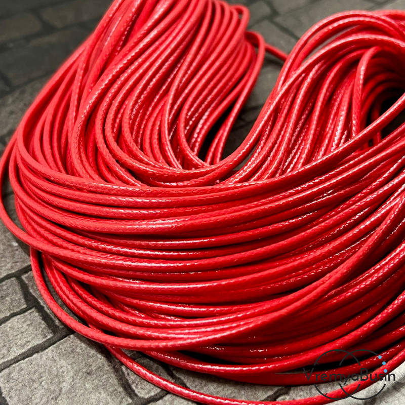 Шнур нейлоновый 1.5 мм, цв. чёрный (1 м.)