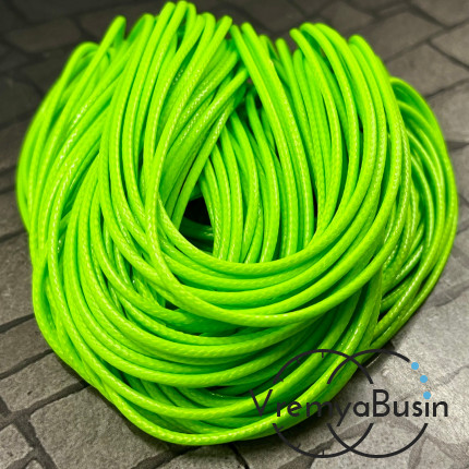 Шнур нейлоновый 1.5 мм, цв. чёрный (1 м.)