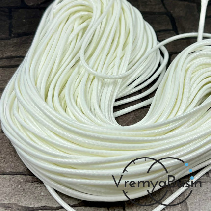 Шнур нейлоновый 1.5 мм, цв. чёрный (1 м.)