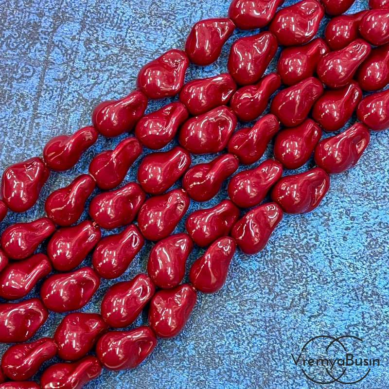 Жемчуг майорка барочный, ок. 12х16 мм (1/2 нити, ок. 13 шт.)