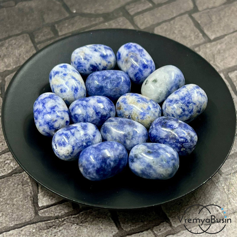 Азурит. Бочонок гладкий 10х14 мм (1 шт.)