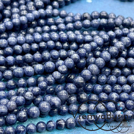 Сапфир натур., шарик гладкий, ок. 4 мм (1 шт.)