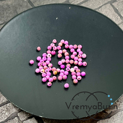 Фосфосидерит, бусины шарики с ювелирной огранкой, 2 мм (упак. 40 шт.)