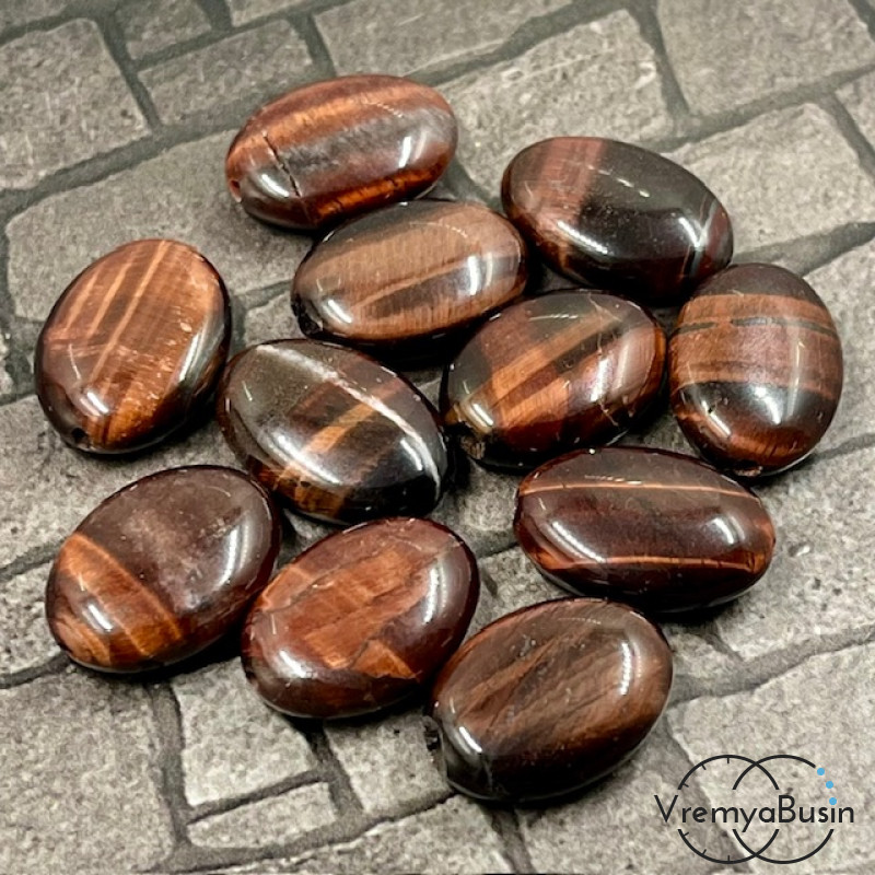 Бычий глаз, овал плоский 13х18мм (1 шт.)