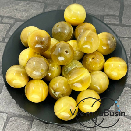 Тигровый глаз золотой, шарик гладкий 12 мм (1 шт.)