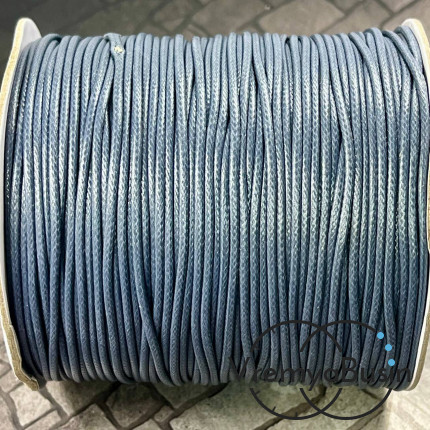 Шнур вощеный лавсановый 1.5 мм, цв. серый (1 м.)