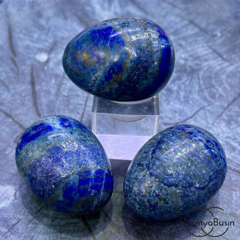 Лазурит. Яйцо сувенирное из камня, ок. 30х40 мм  (1 шт.)