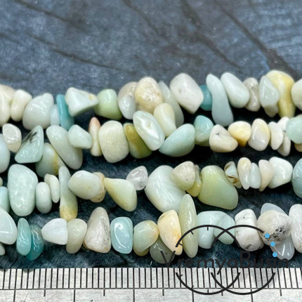 Крошка каменная. Амазонит (нить, ок. 40 см.)