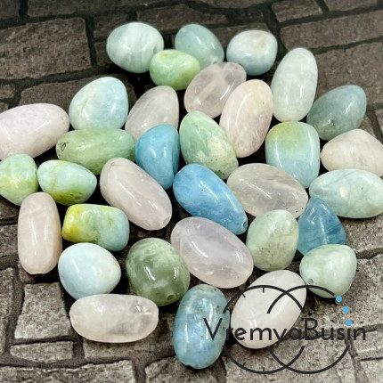 Берилл, галтовка округлая средняя (1 шт.)