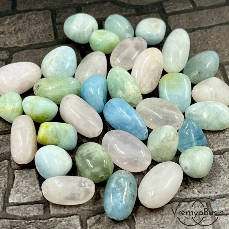 Берилл, галтовка округлая средняя (1 шт.)