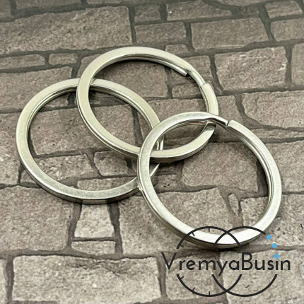 Основа для брелока из нержавеющей стали, кольцо 35х2 мм (1 шт.)