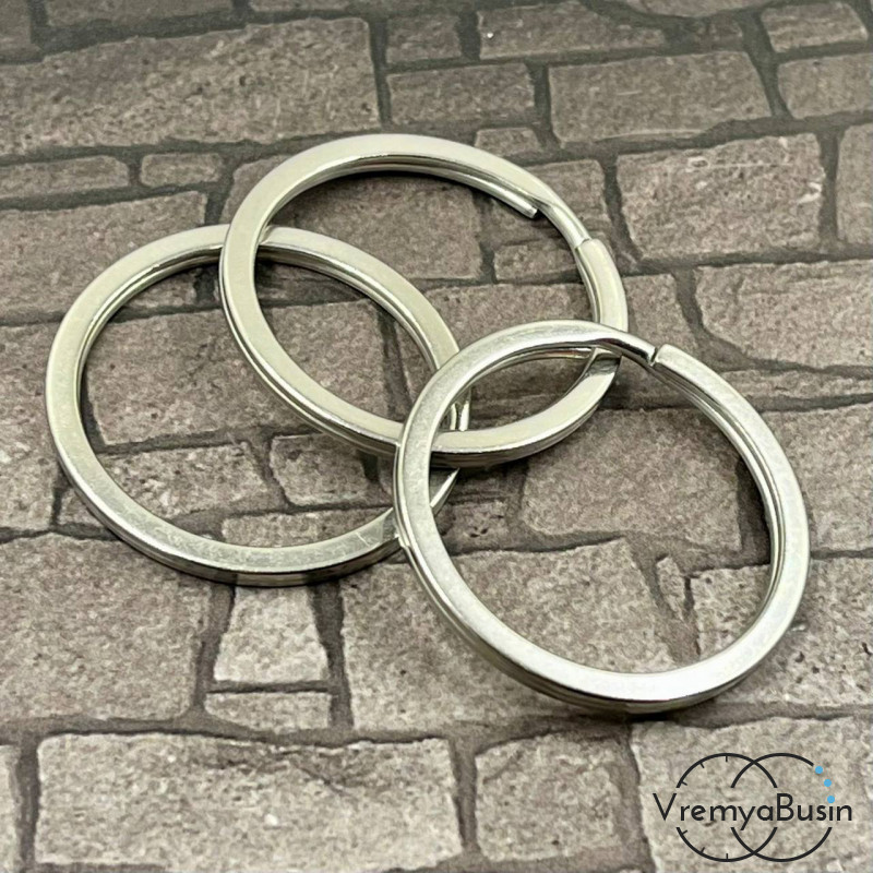 Основа для брелока из нержавеющей стали, кольцо 35х2 мм (1 шт.)