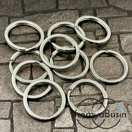 Основа для брелока из нержавеющей стали, кольцо 20х1.5 мм (1 шт.)