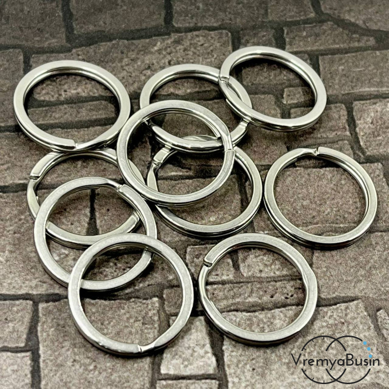 Основа для брелока из нержавеющей стали, кольцо 20х1.5 мм (1 шт.)