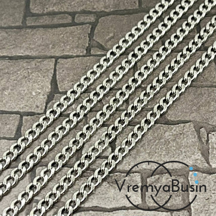 Цепь из нержавеющей стали,  5х3.5     мм (1 м.)