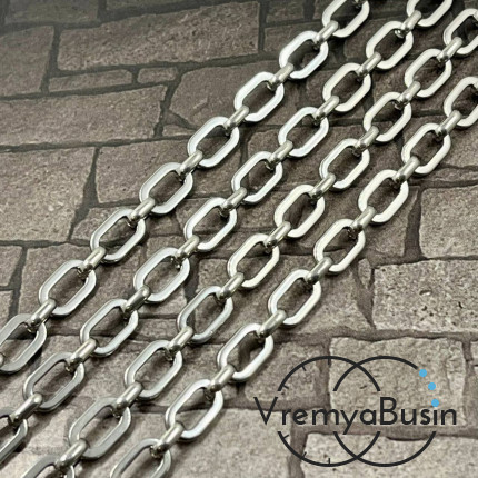 Цепь из нержавеющей стали,  6.5х12.5     мм (1 м.)