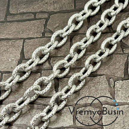 Цепь из нержавеющей стали,  рифленая 8х11     мм (1 м.)