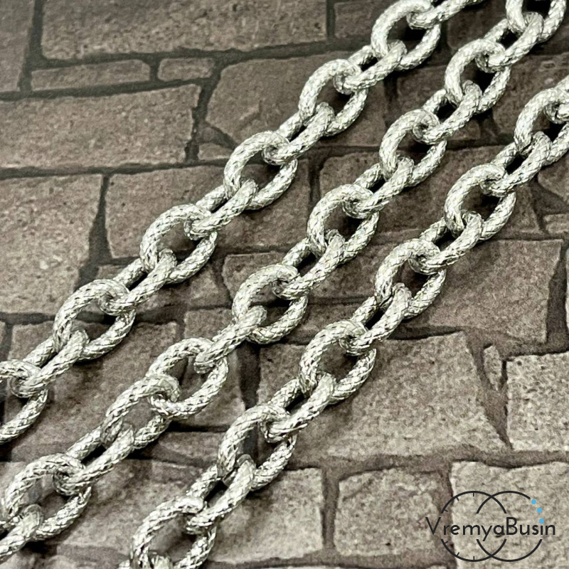 Цепь из нержавеющей стали,  рифленая 8х11     мм (1 м.)