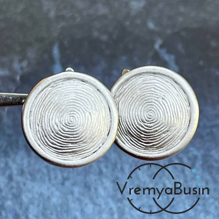 Швензы с эмалью и с английским замком, 17х17 мм, латунь с родиевым покрытием (1 пара)