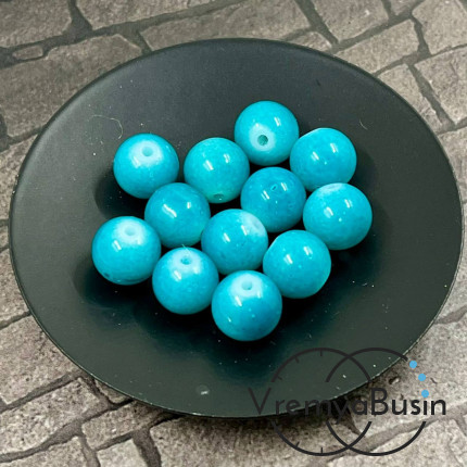 Бусины шарики из стекла, 10 мм (1 шт.)