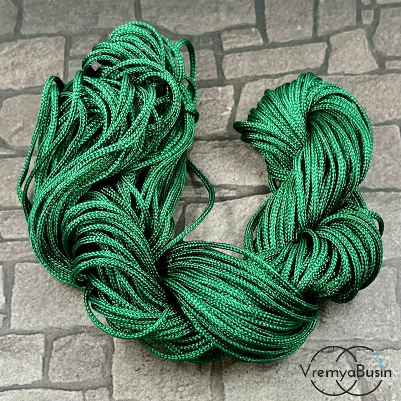 Шнур нейлоновый для браслетов Шамбала "Косичка", толщ. 1 мм  (1 шт.)