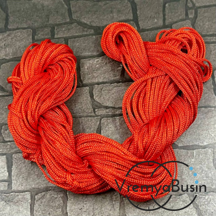 Шнур нейлоновый для браслетов Шамбала "Косичка", толщ. 1 мм  (1 шт.)