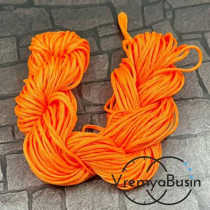 Шнур нейлоновый для браслетов Шамбала "Косичка", толщ. 1 мм  (1 шт.)