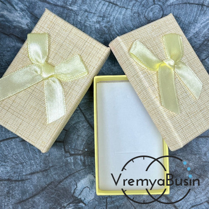 Коробочка подарочная прямоугольная, 5х8х3 см (1 шт.)
