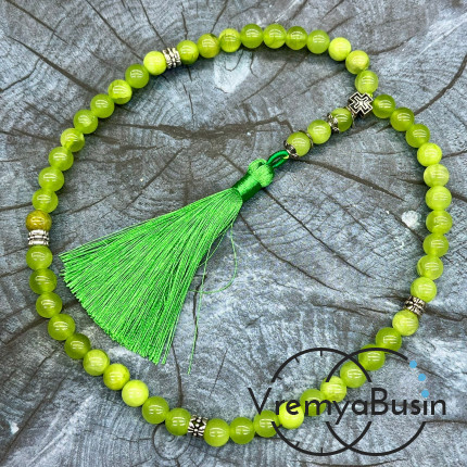 Оникс. Четки православные из гладких бусин 8 мм, 50 камней (1 шт.)