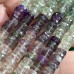 Флюорит, бусины чипсы граненые, 6-7 мм (1/2 нити, ок. 80 шт.) 