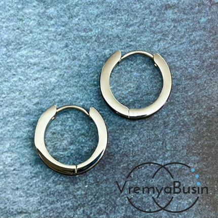 Швензы-конго из нержавеющей стали с эмалью, 16х4 мм (1 пара)