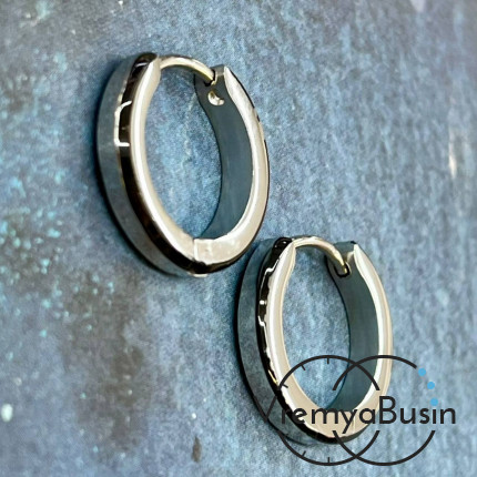 Швензы-конго из нержавеющей стали с эмалью, 16х3 мм (1 пара)