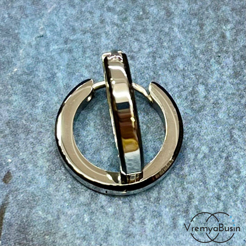 Швензы-конго из нержавеющей стали с эмалью, 16х3 мм (1 пара)