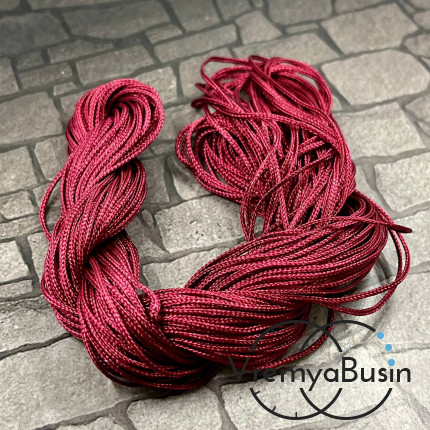 Шнур нейлоновый для браслетов Шамбала "Косичка", толщ. 1 мм  (1 шт.)