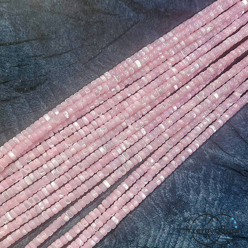 Перламутр натур. тонированный, шайба 2х4 мм (1/2 нити, ок. 85 шт.)