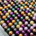 Жемчуг натуральный речной, разноцветный микс, округлый ок. 6-7 мм (нить, ок. 65 шт.)